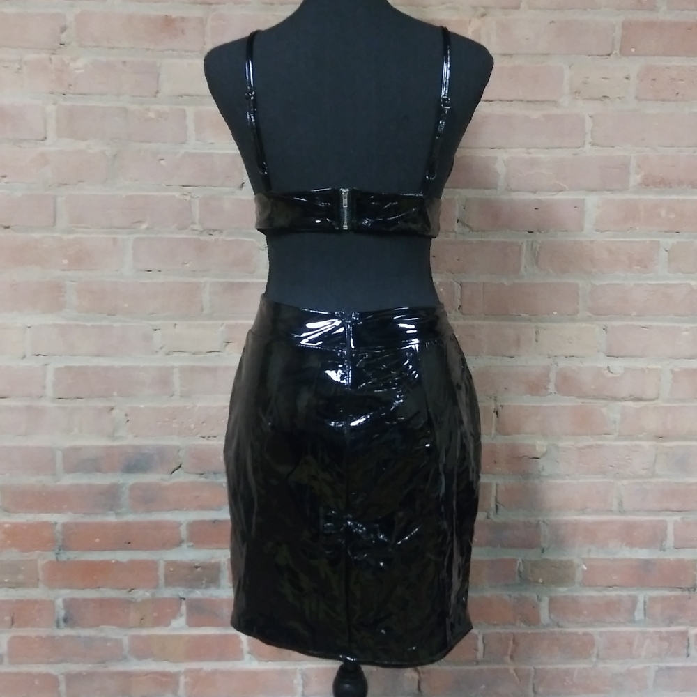 NEW Wet Look Black Party Set 🎈 - Picture 6 of 8